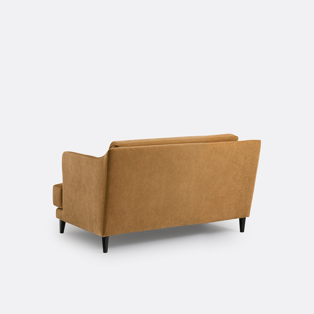 LA REDOUTE INTERIEURS<br>Sofá compacto de 2 lugares, veludo, Monza