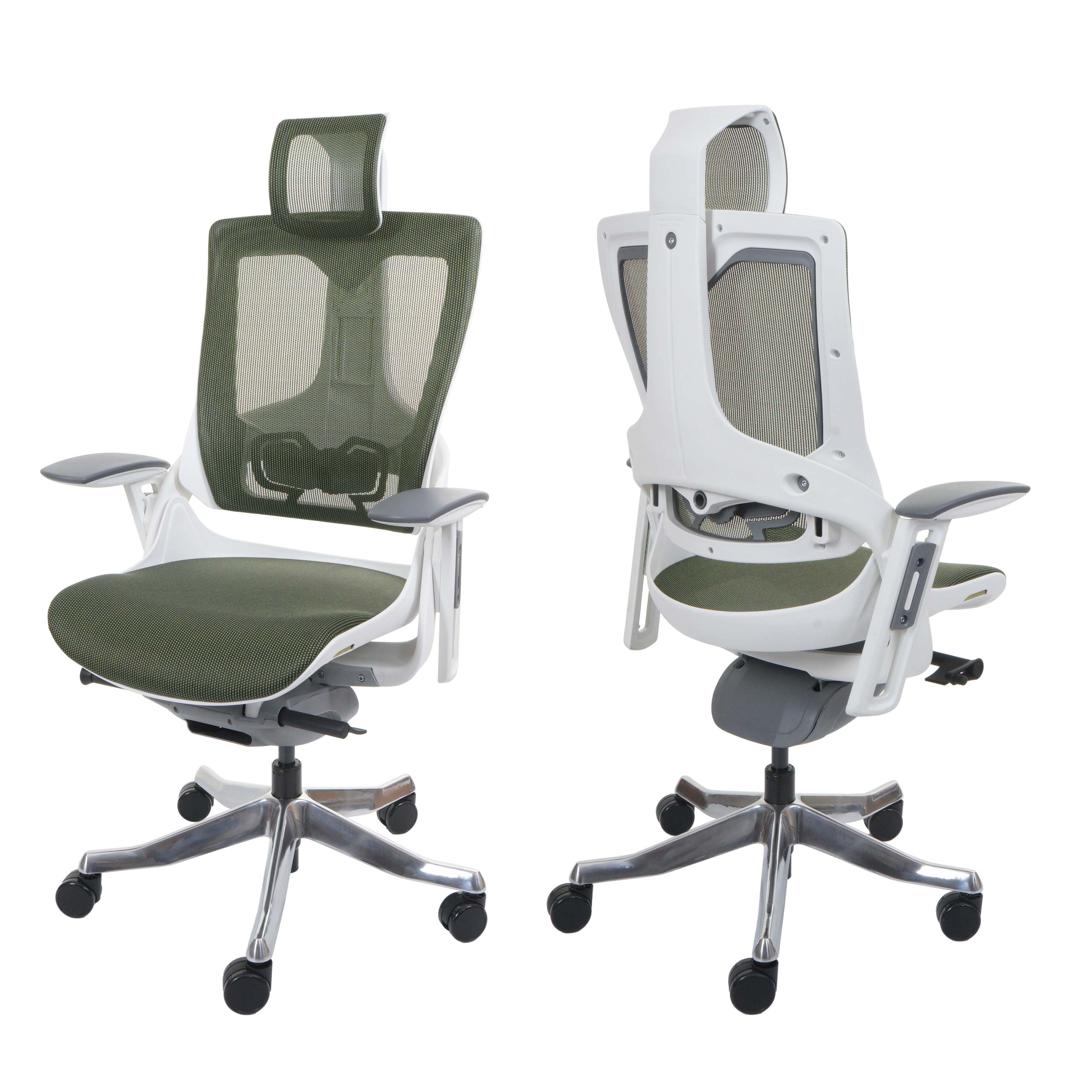 Bürostuhl MERRYFAIR Adelaide, Schreibtischstuhl Drehstuhl, Polster/Netz, ergonomisch ~ grün