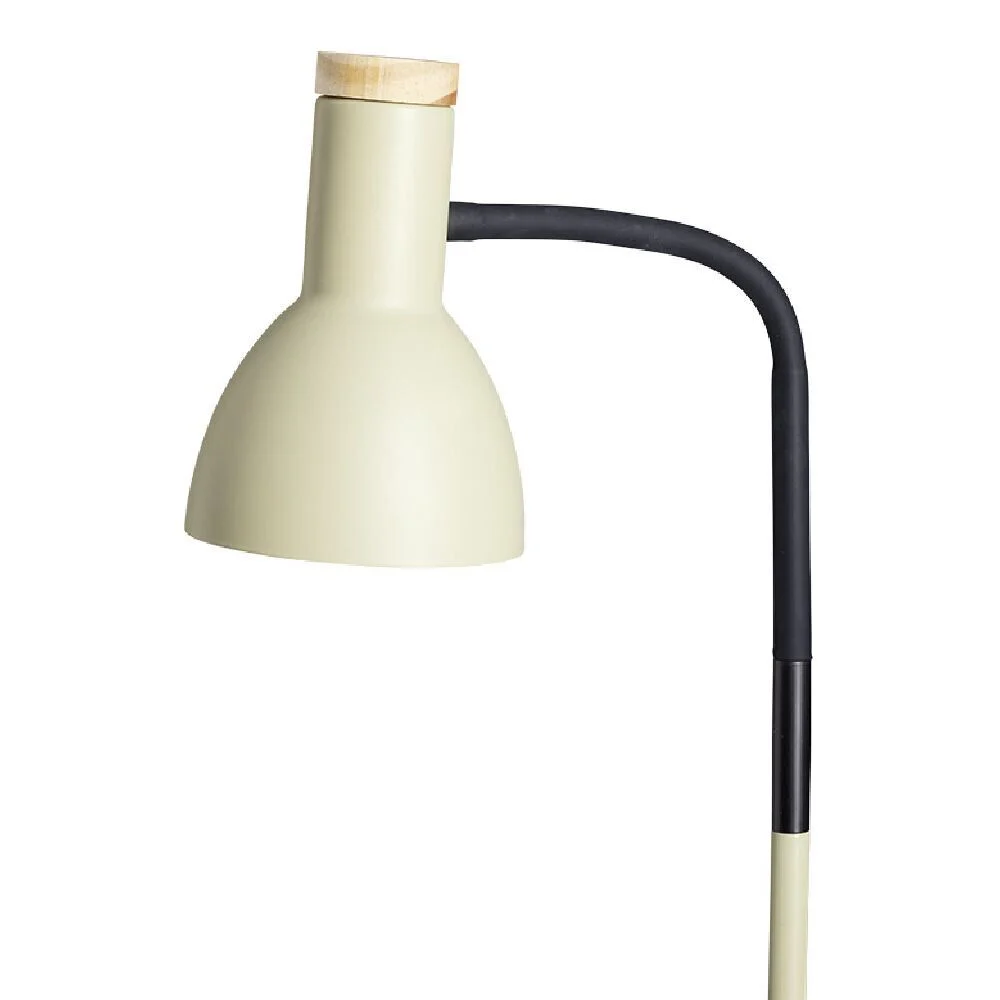 Lampadaire noir et vert sauge H150cm