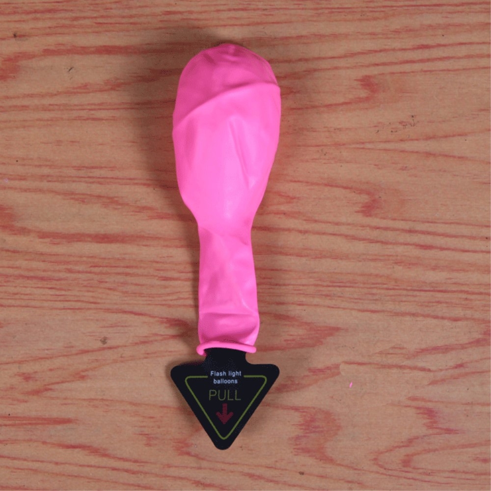 (24er Set) Ø30cm LED Party Deko Ballons Latex Luftballons - Assortiert