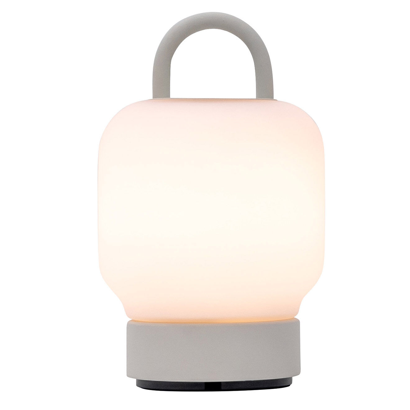 Kooduu Lampe de table Loome blanche - 13x13x21 cm