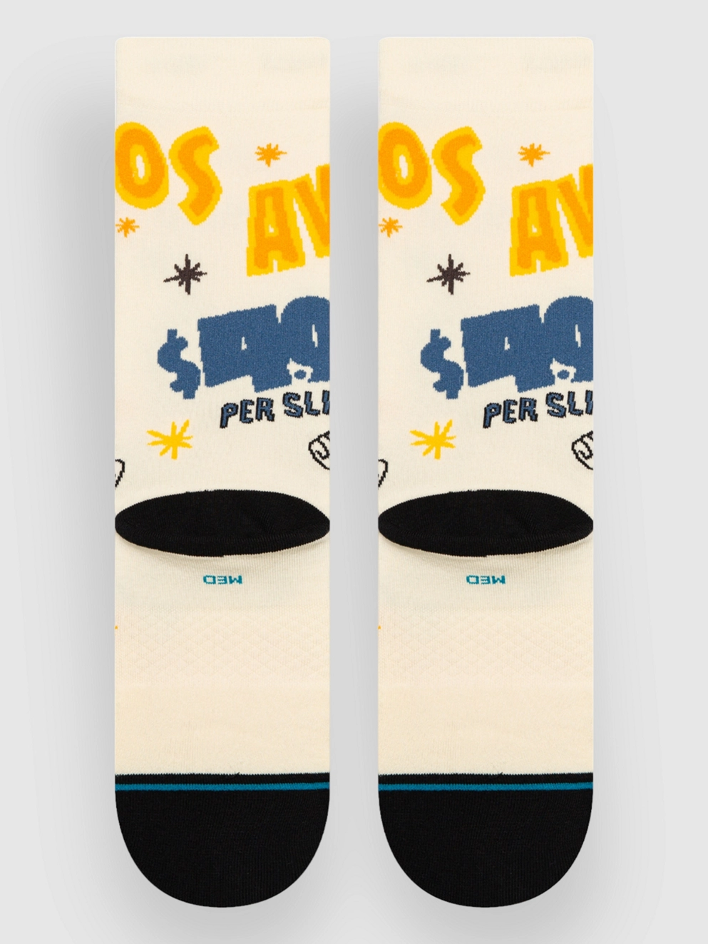 Stance Food Stand Crew Socks canvas