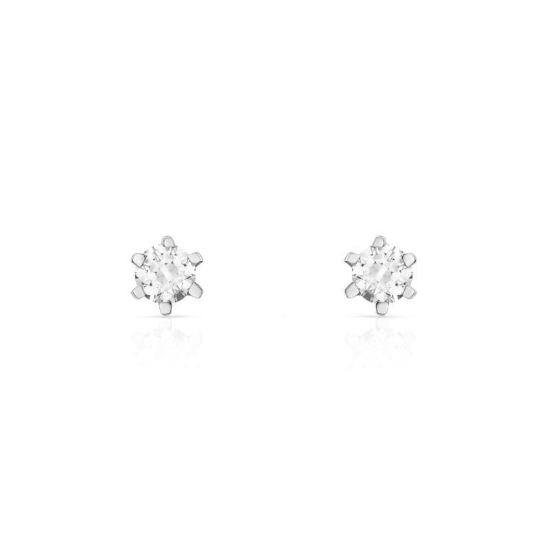 Boucles d'oreilles argent 925 zirconias