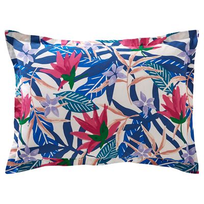 Linge de lit à fleurs tropicales - BECQUET CRÉATION