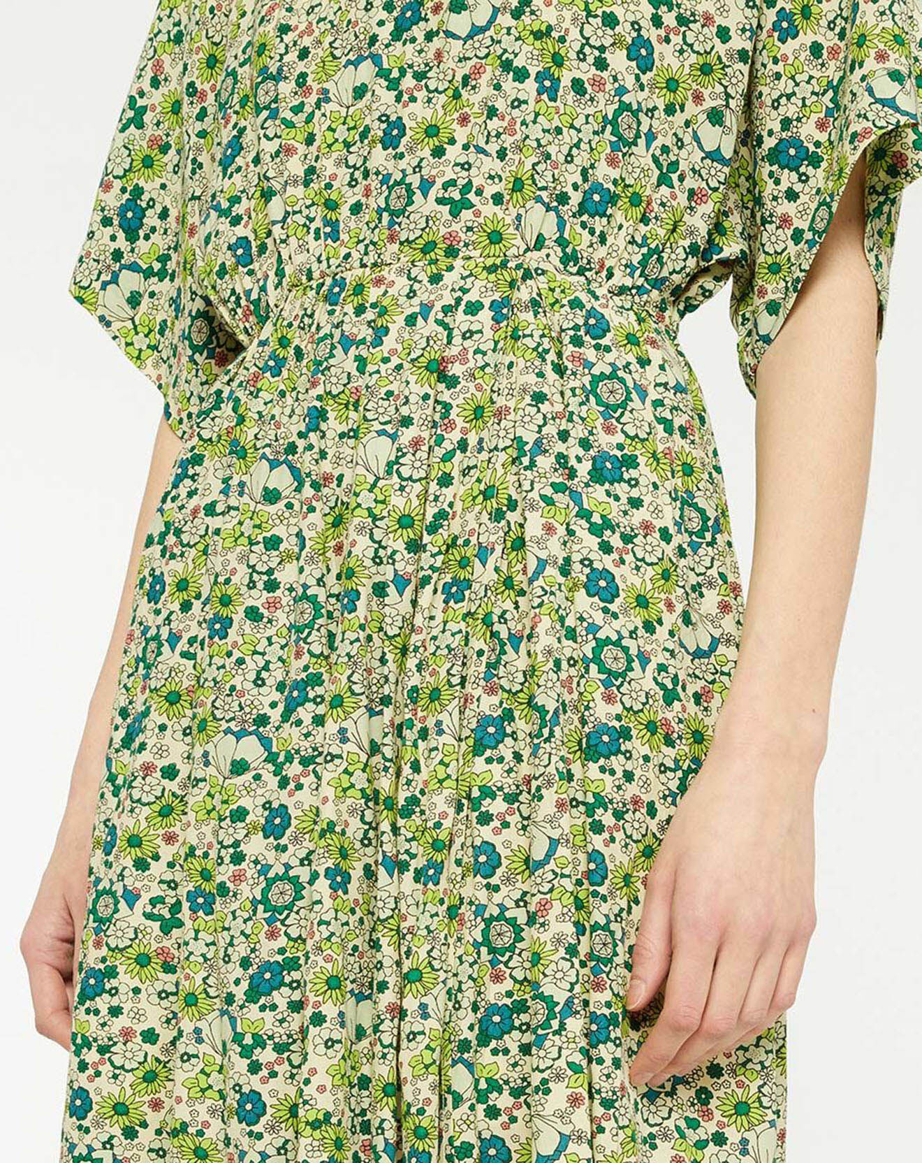 Scotch & Soda Robe longue Kimono verte
