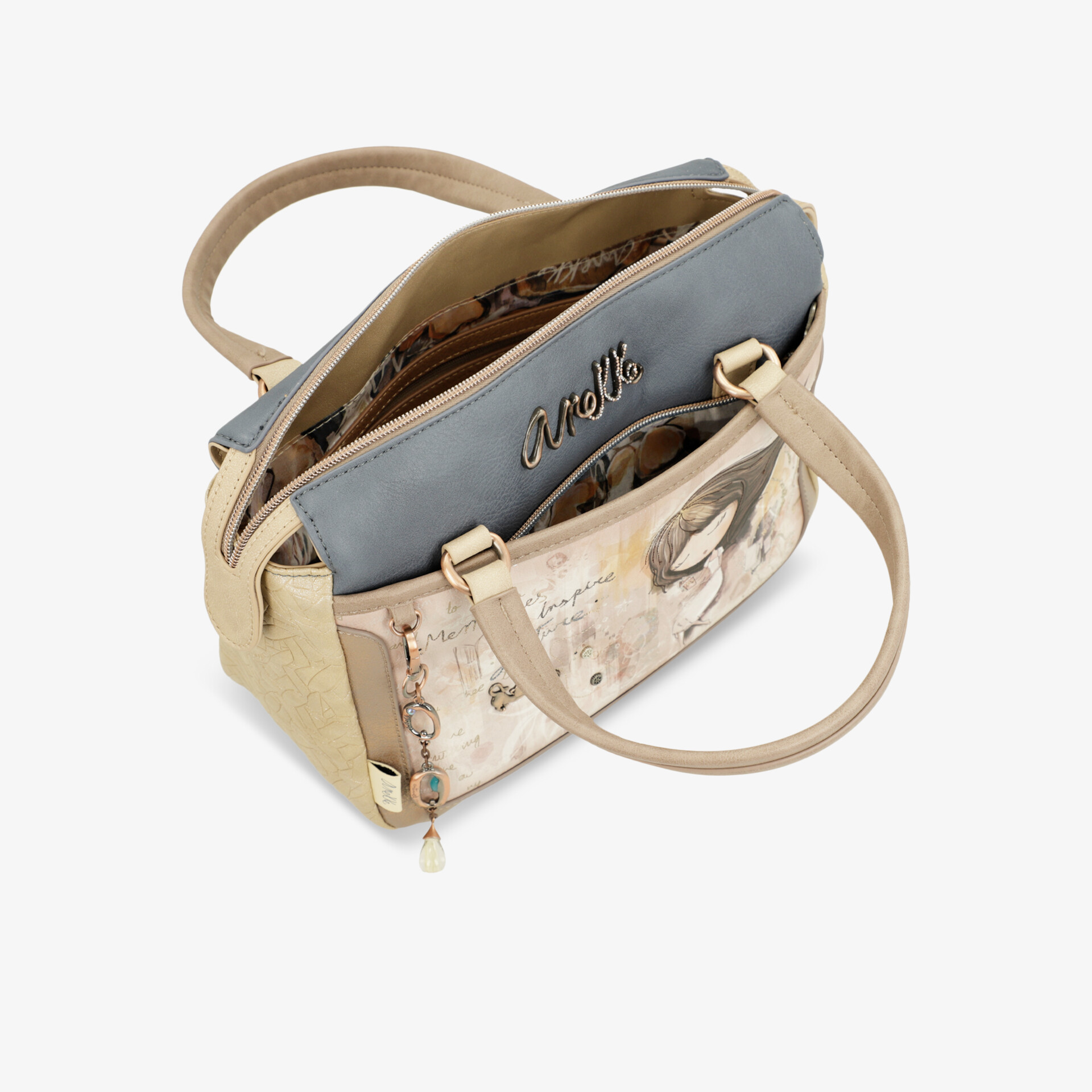 anekke MEMORIES Damen Umhängetasche beige