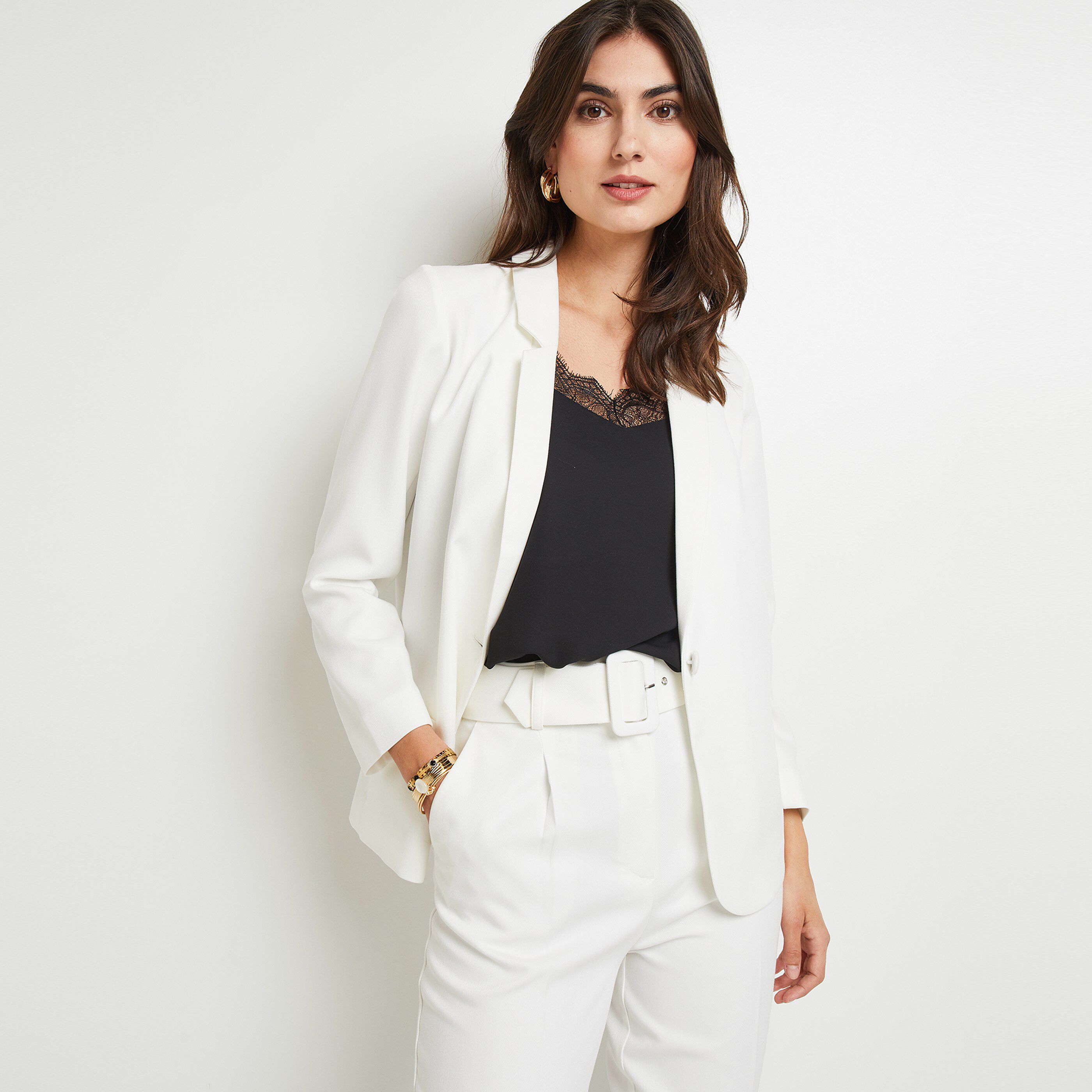 Veste de costume femme - BLANC