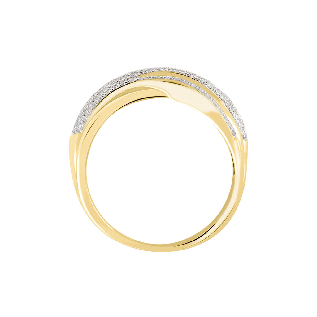 Bague Elodea Or Jaune Diamant