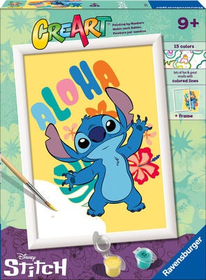 Ravensburger CreArt Disney Stitch Fargeleggingssett