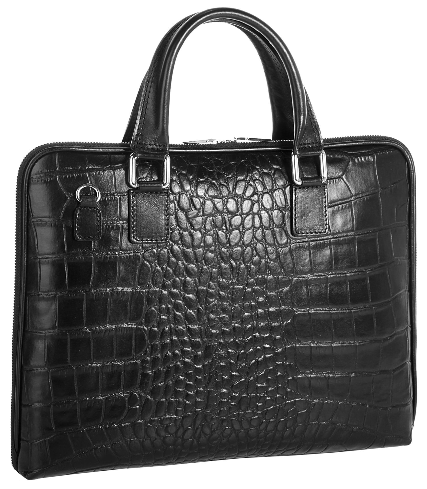 Cluty Aktentasche echt Leder, Made in Italy