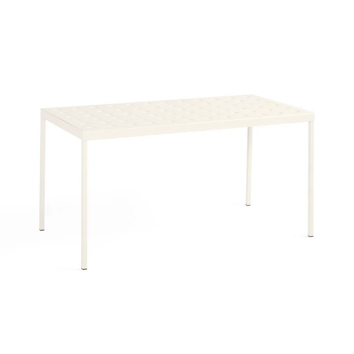 HAY - Balcony Esstisch, 144 x 76 cm, chalk beige