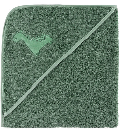 Nørgaard Madsens Kapuzenhandtuch - 75x75 cm - Dusty Green m. Din