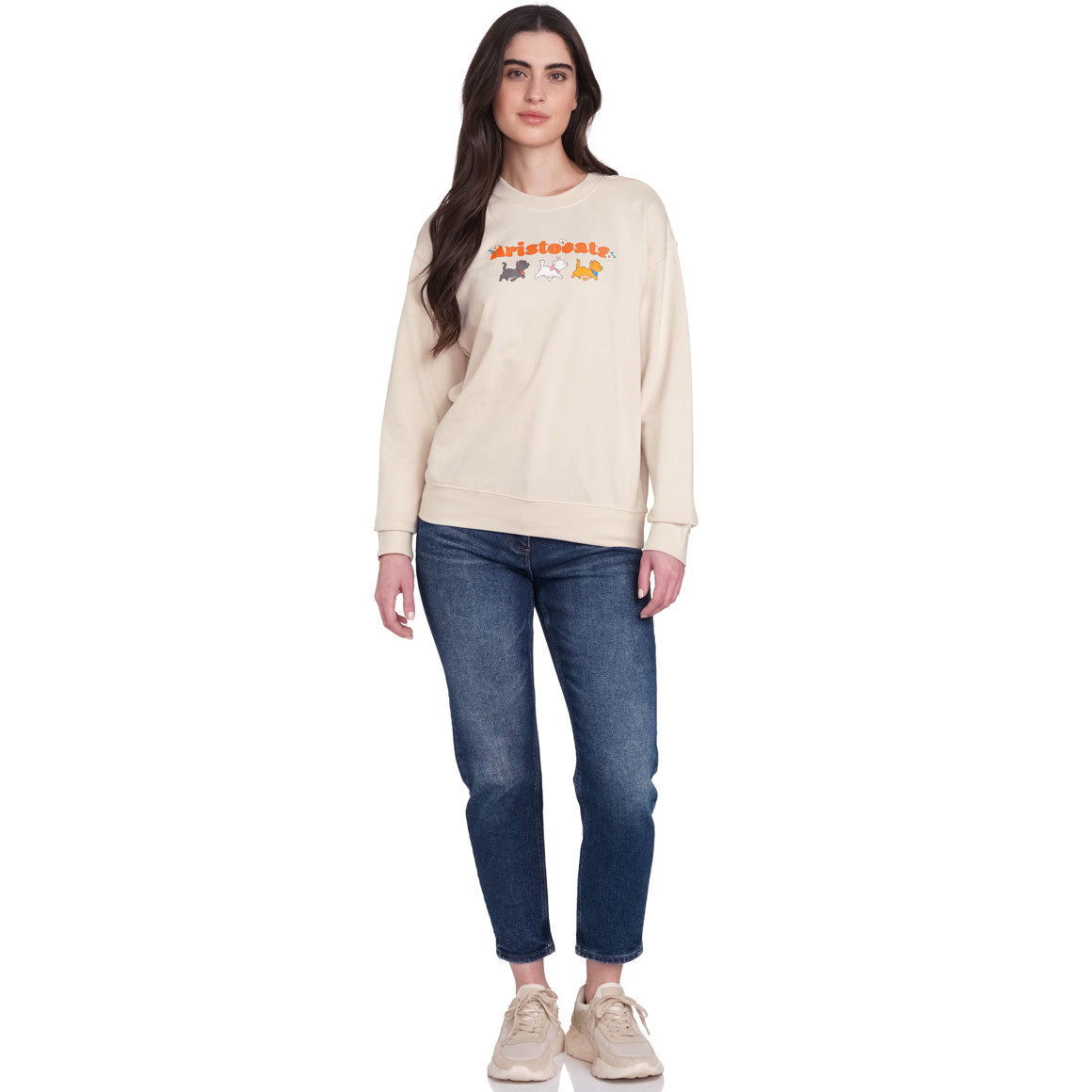 Gina Benotti Disney Classics Sweatshirt mit großem Motiv beige