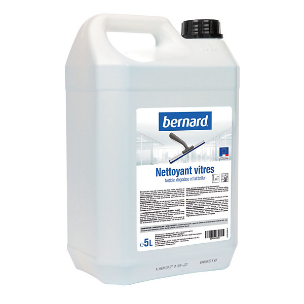 Nettoyant vitres et surfaces brillantes Bernard parfum frais 5 L