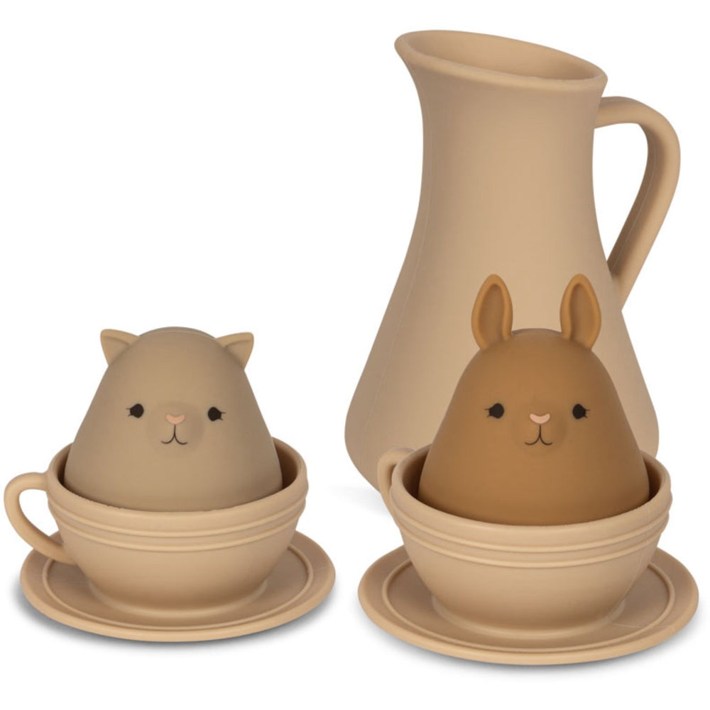 Køb Konges Sløjd Warm Clay Mix Silicone Badelegetøj Sæt med Kopper