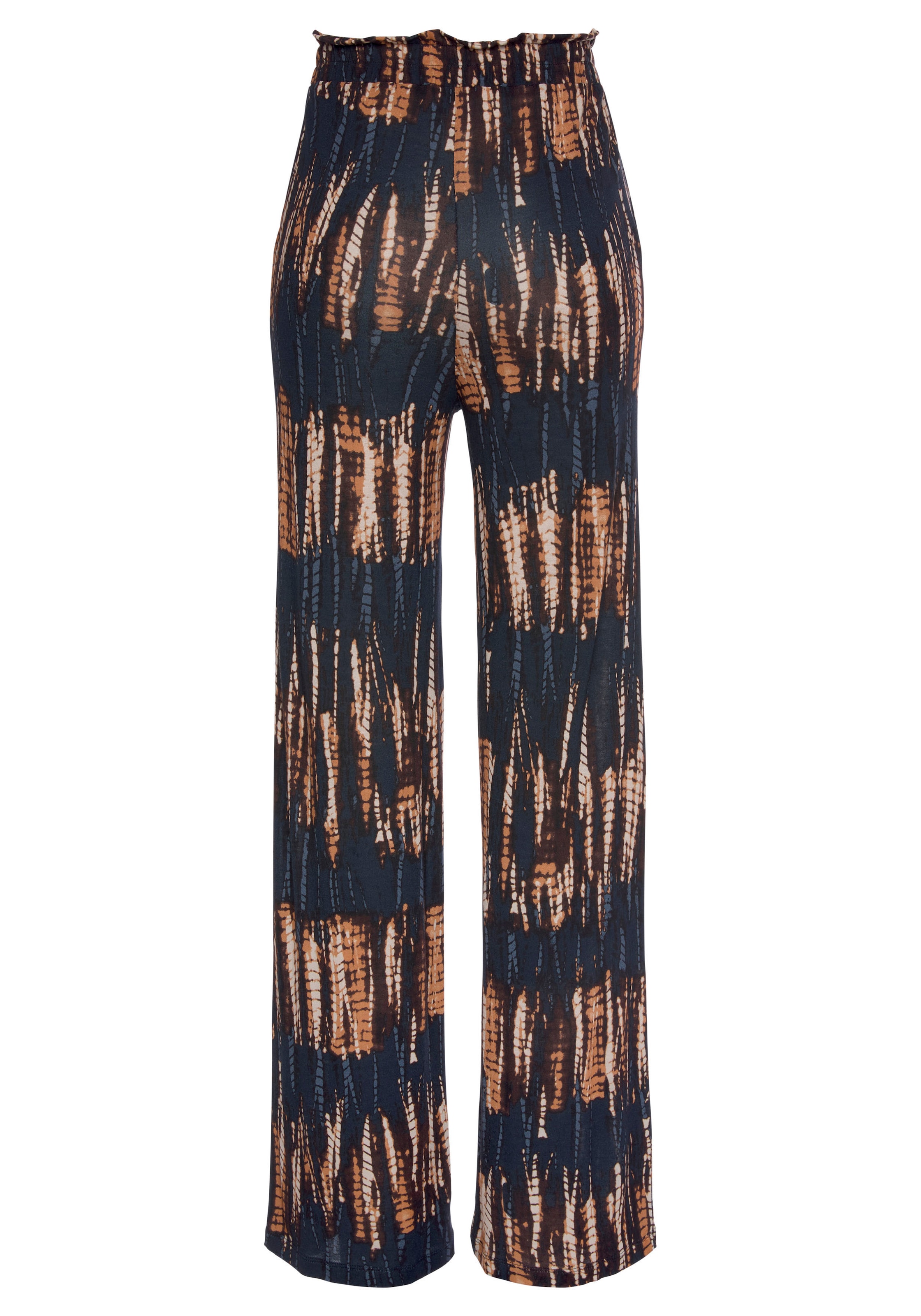 Buffalo Jerseyhose  mit Alloverdruck und elastischem Bund, Sommerhose