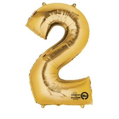 amscan SuperShape 2 gold Folienballon 50 x 88 cm