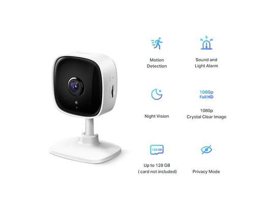 TP-LINK - Caméra IP Caméra de sécurité WiFi indoor Tapo C100