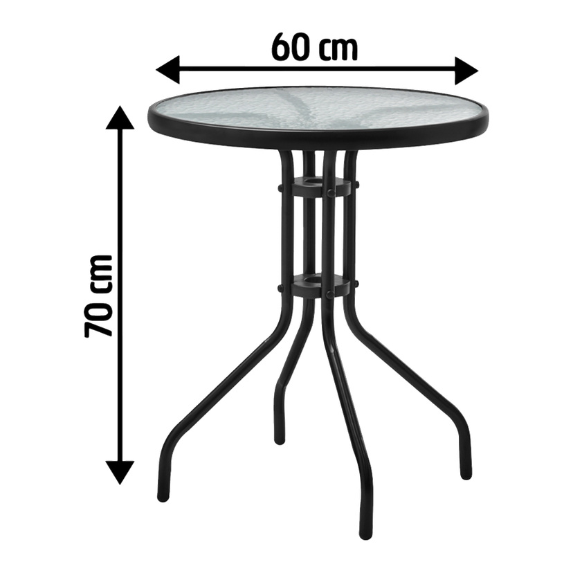 Kafebord 70xØ60 cm