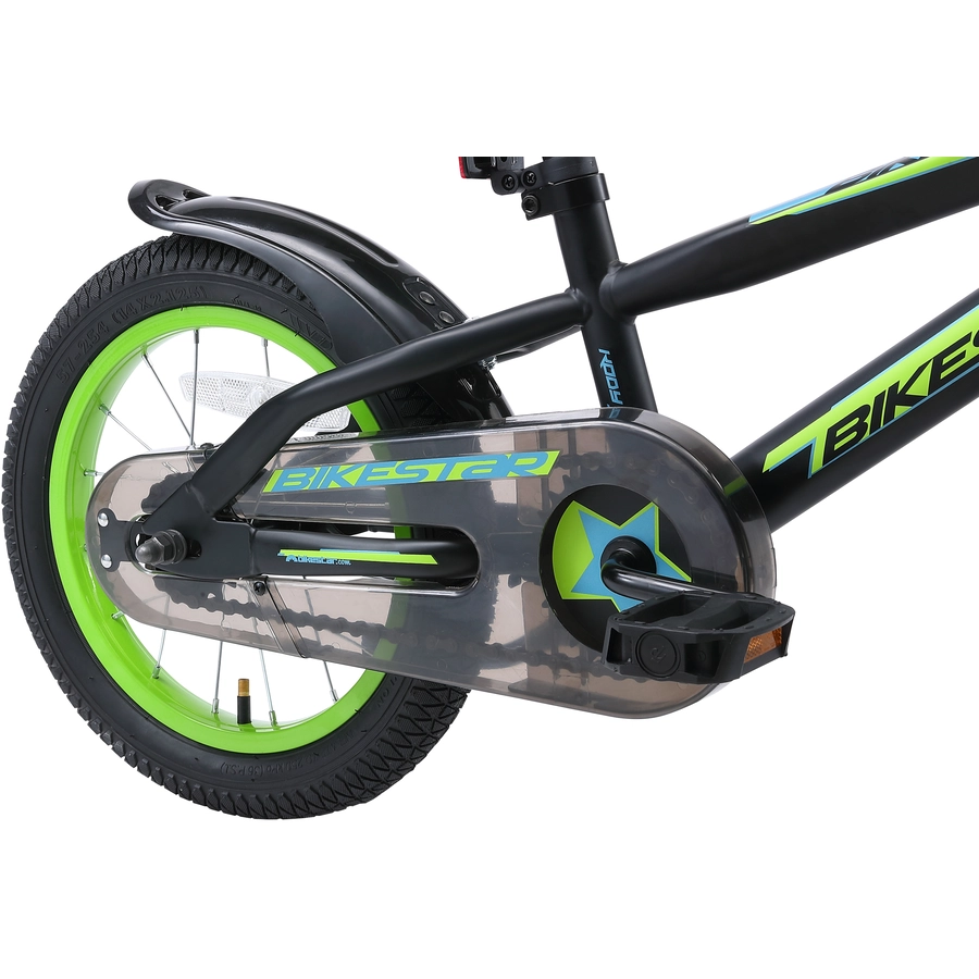 Bikestar Kinderrad 14 Zoll Urban Jungle schwarz, grün