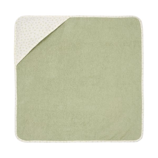 Little Dutch Badcape Baby - Blueberry Leaves - 75x75 cm