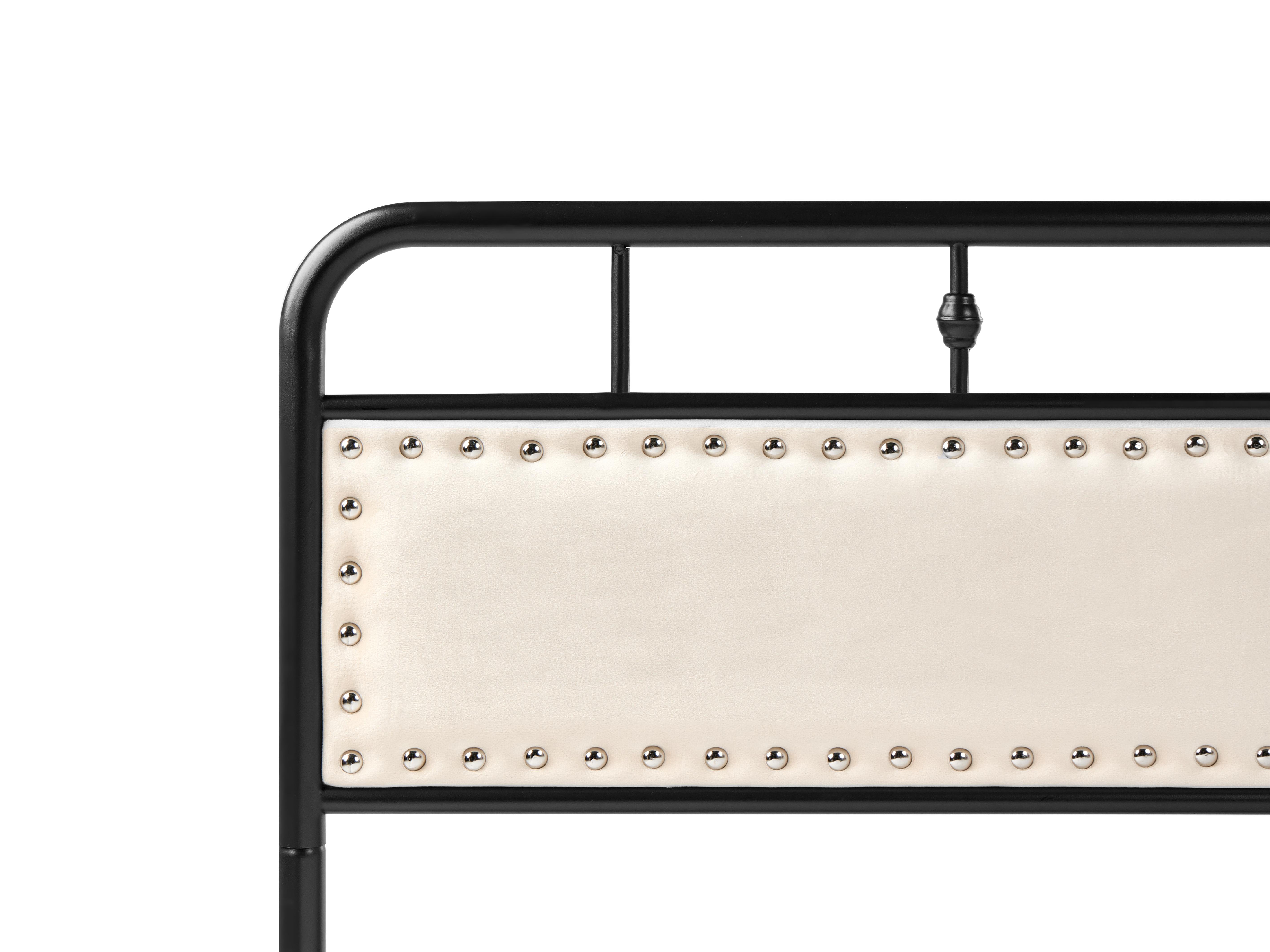 Bed Metaal BREUILLET 180 x 200 cm Zwart