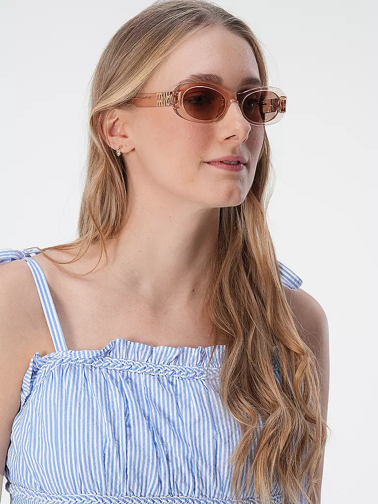 MIU MIU Sonnenbrille 0MU06ZS/50 rosa
