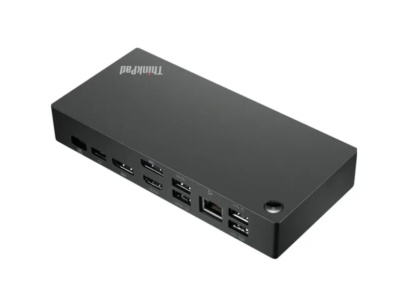 Lenovo® | ThinkPad Universal USB-C Dock - Dockingstation - USB-C - HDMI, 2 x DP - GigE - 90 Watt - Sort