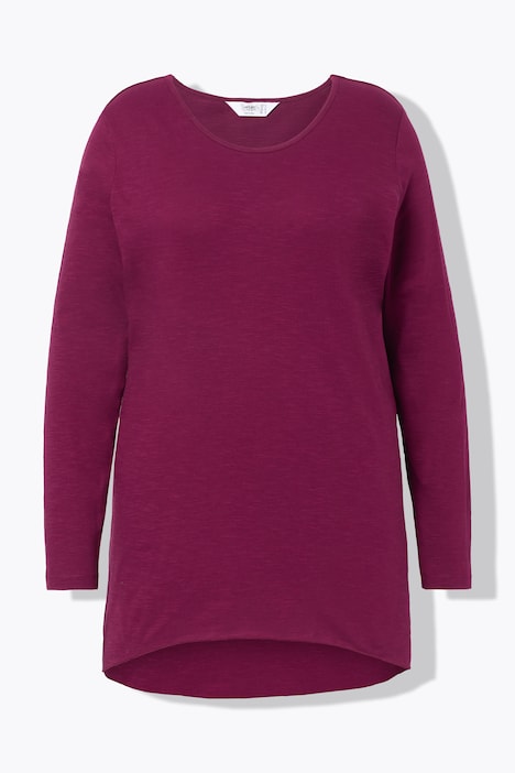 Longshirt, bequeme Passform, Rundhals, Langarm