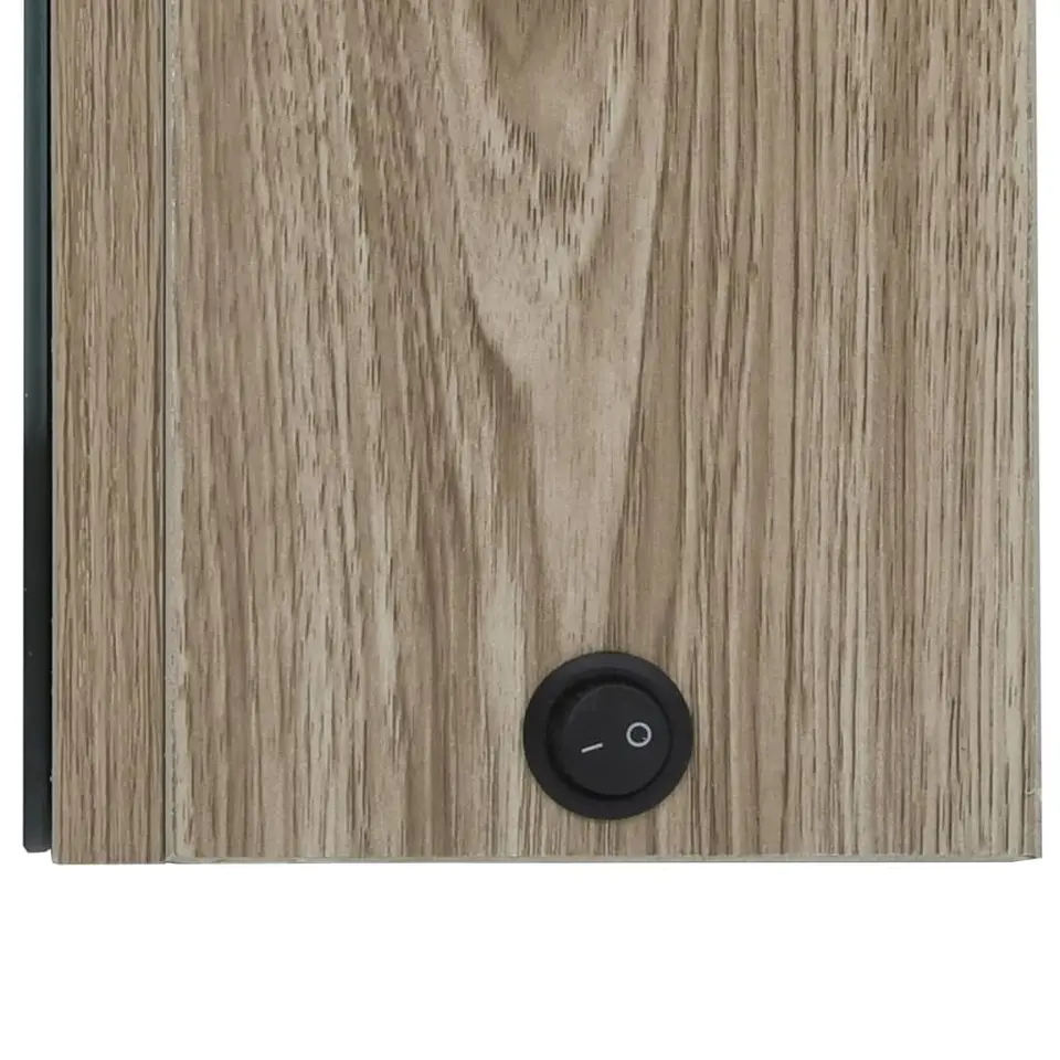 vidaXL - Badkamerkast - Grijs - MDF - 89 x 14 x 62 cm