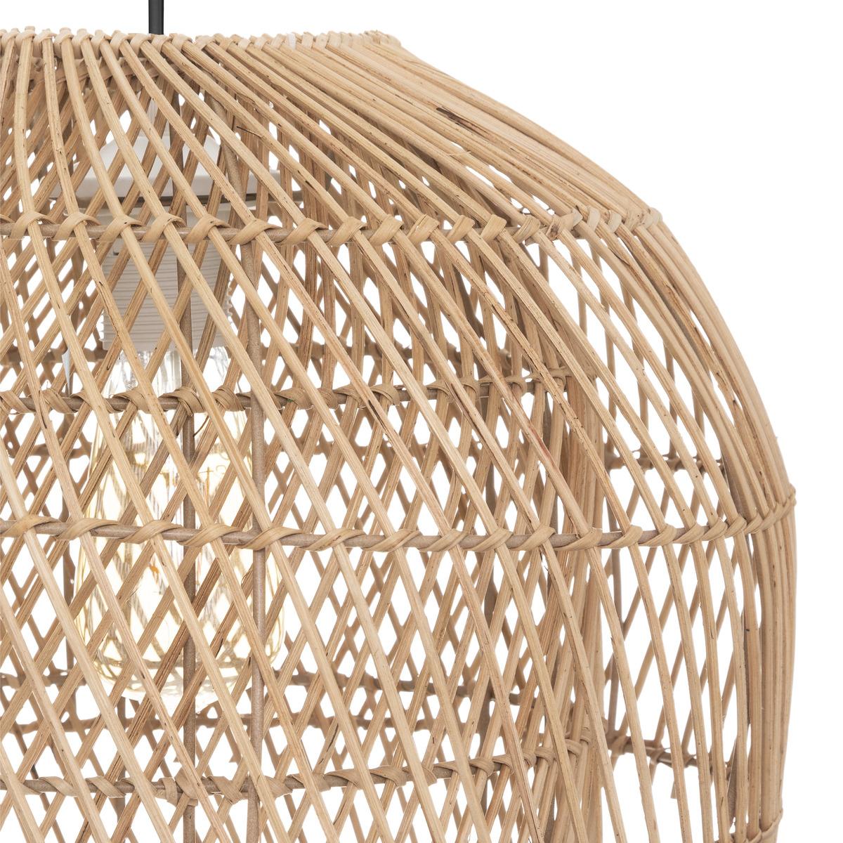 SUSPENSION ROTIN KERY NATUREL D.38CM