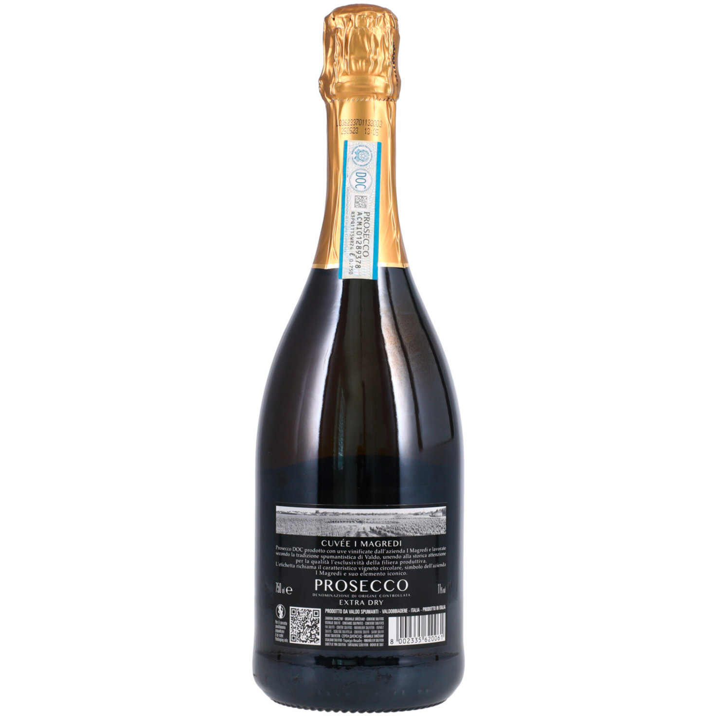 Prosecco DOC Cuvée i Magredi Valdo Extra Dry -75cl