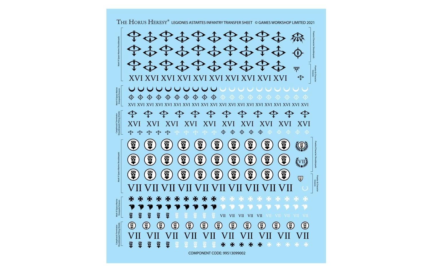 Figurenset Warhammer Horus Heresy Taktischer Trupp Typ IIIWarhammer Horus Heresy Miniaturen: Legiones Astartes MKIII Tactical Squad
