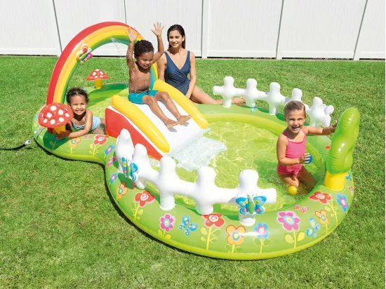 Aire de jeux gonflable Mon Jardin - Intex