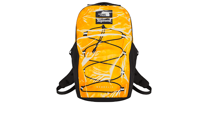 Supreme / The North Face Printed Borealis Backpack Yellow