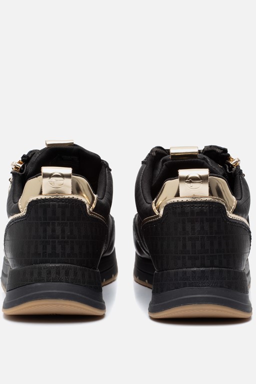 Tamaris Sneakers zwart Textiel