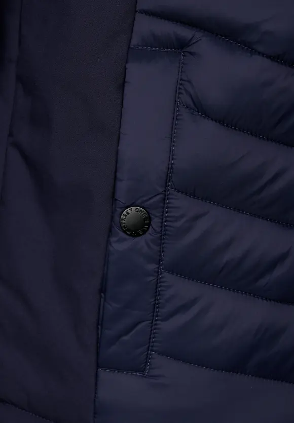 Jacke mit Steppeinsatz - deep night blue