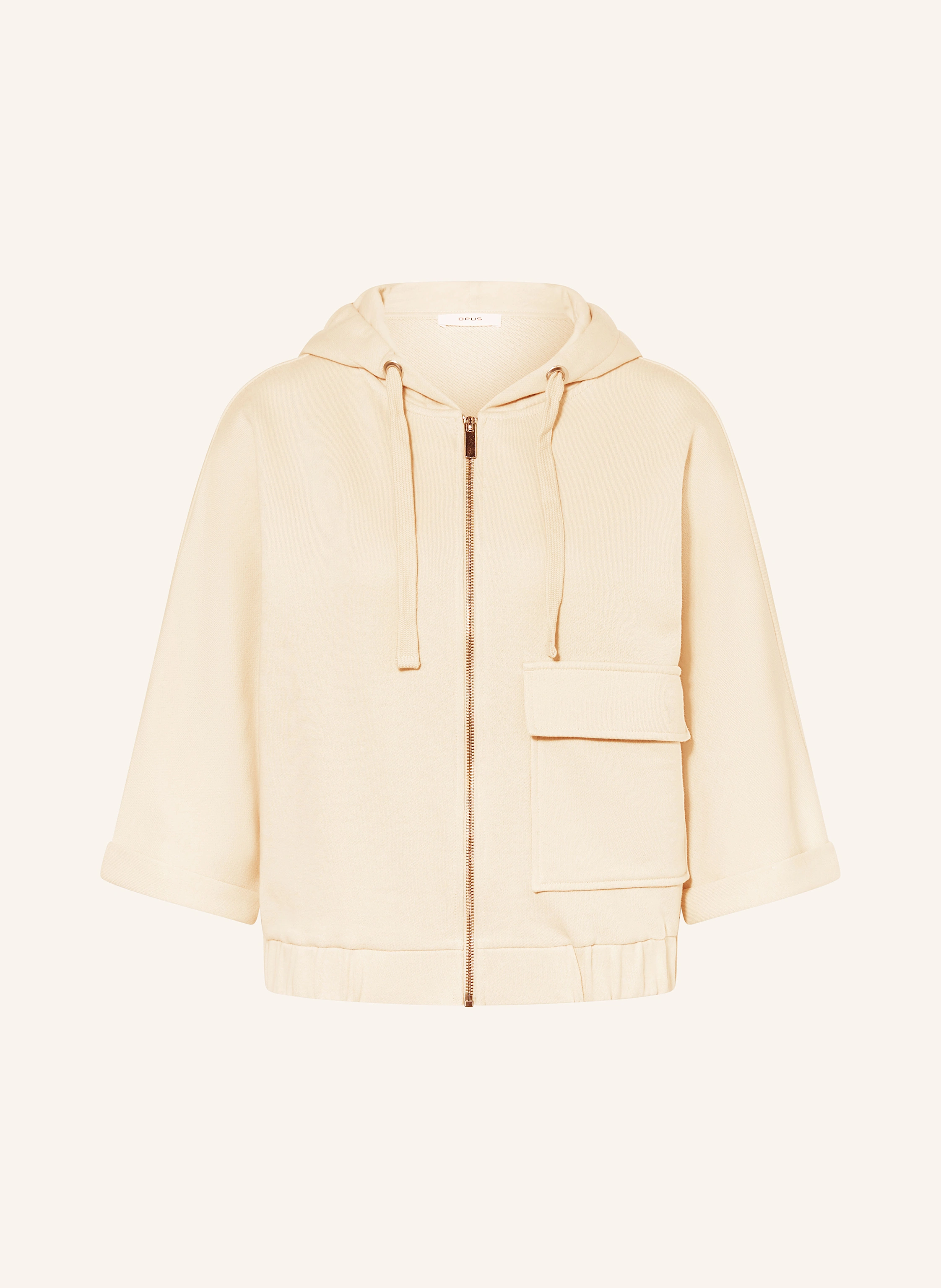 OPUS Sweatjacke GUSA mit 3/4-Arm
