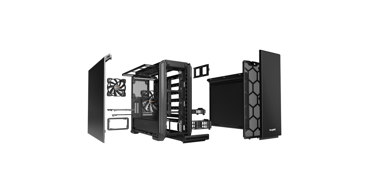 be quiet!SILENT BASE 601 midi tower behuizing  (Zwart | 3x USB-A)