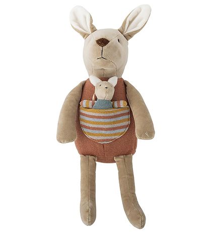 Bloomingville Stofdukke - 33 cm - Clover - Brun