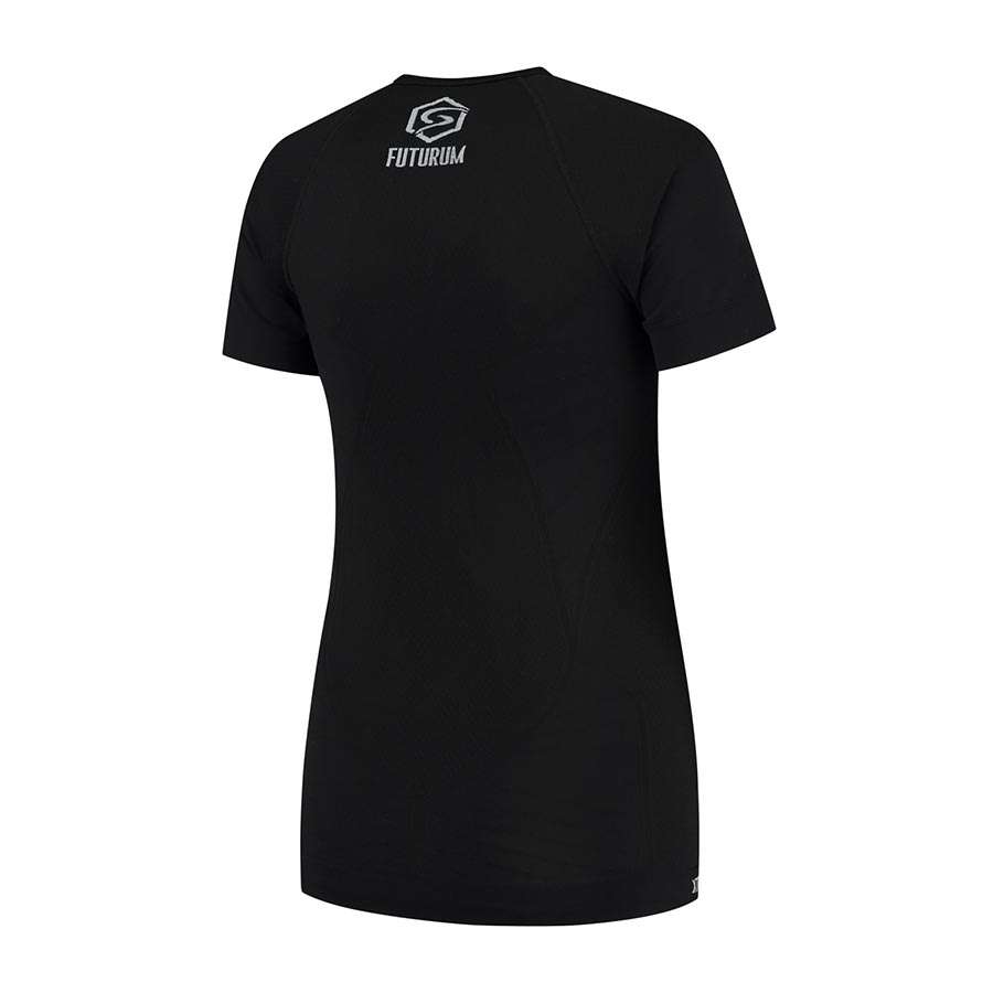 FUTURUM Xtra Cool Recycled Ondershirt Korte Mouwen Zwart Dames