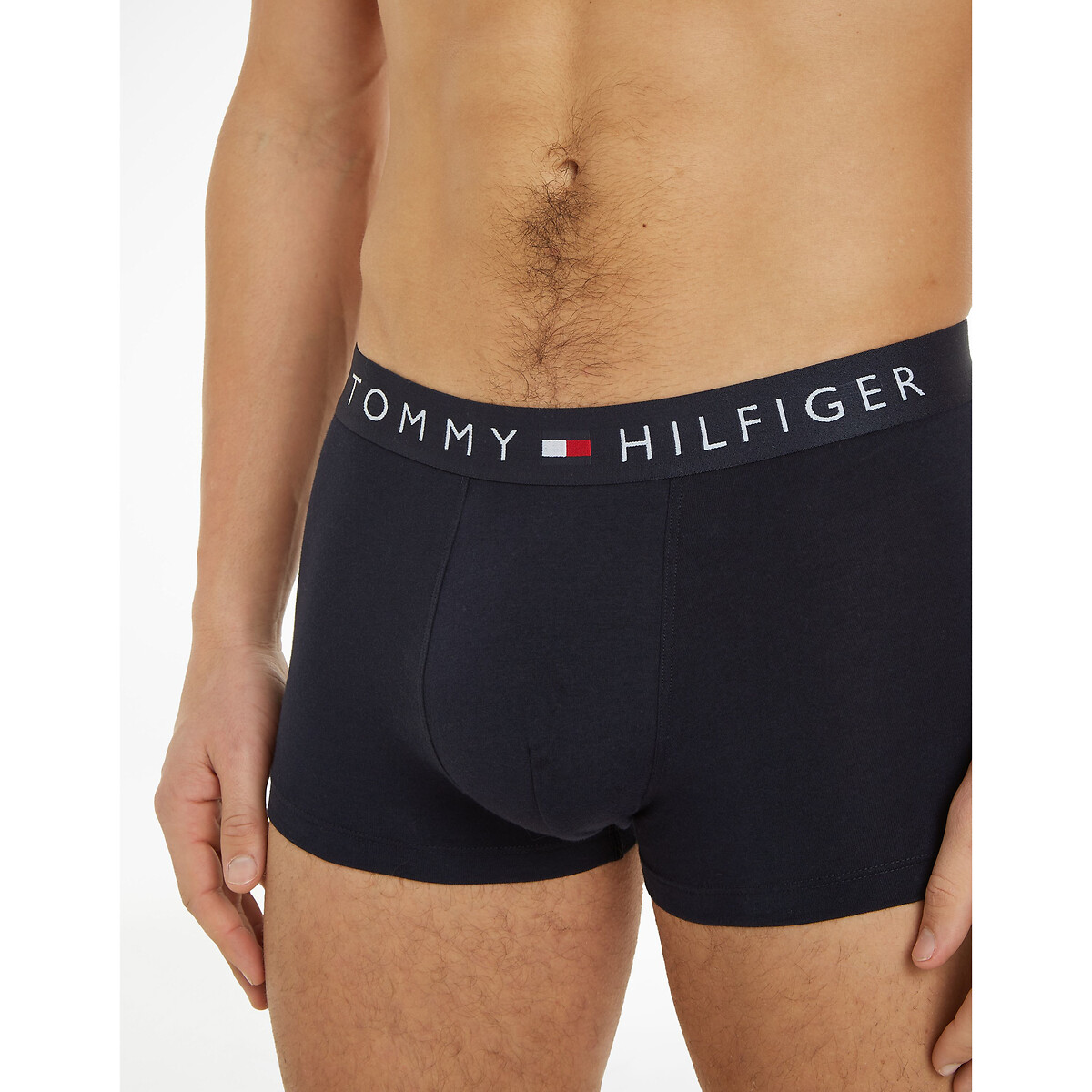 TOMMY HILFIGER<br>Conjunto de 3 cuecas boxer lisas