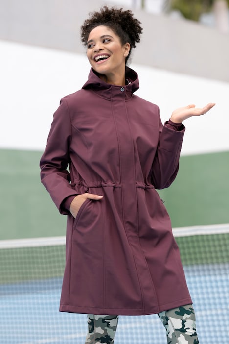 Softshelljacke, 3x-Funktion, Kapuze, Taillen-Tunnelzug, Langarm