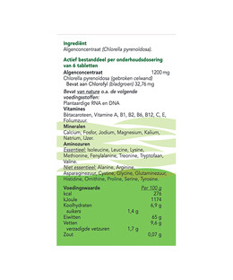 Bloem Vital Green Chlorella Tabletten 1000TB