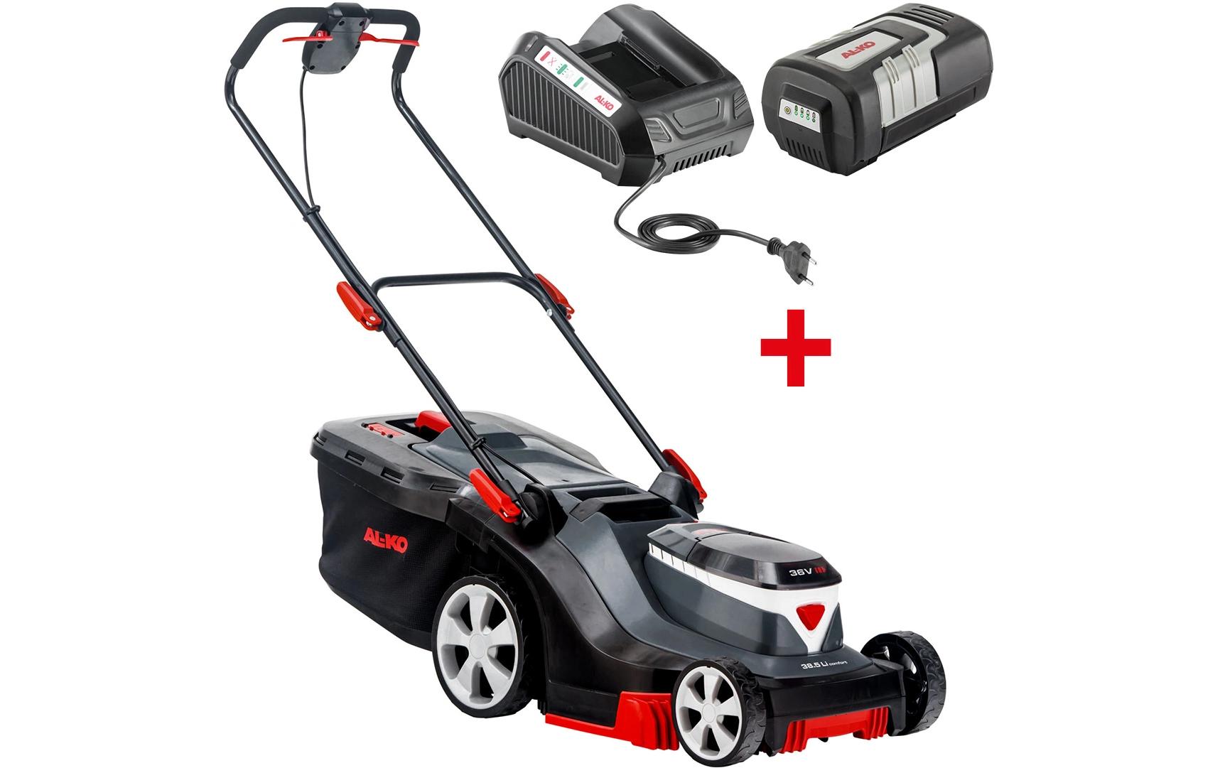 Akku-Rasenmäher 36 V 38.5 Li Comfort SET<br>Rasenmäher mit Fangbox