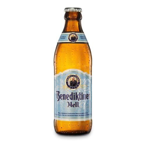 Benediktiner Hell Lagerbier 6x0,33 l (MEHRWEG)