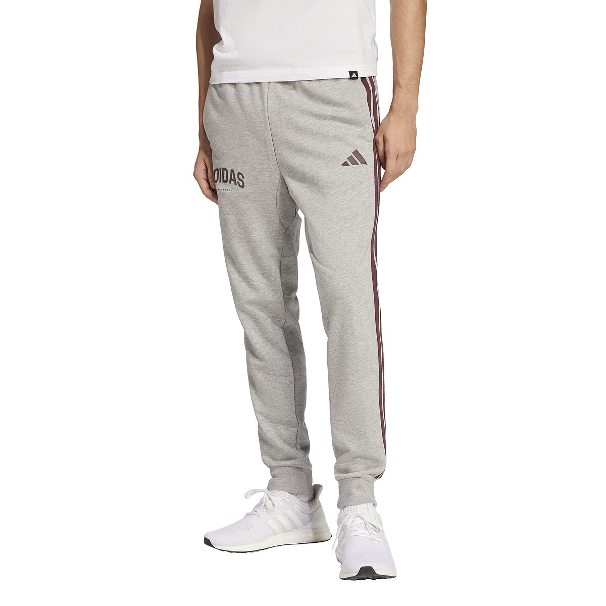ADIDAS ROUPAS ESPORTIVAS<br>Calça de corrida, 3 listras