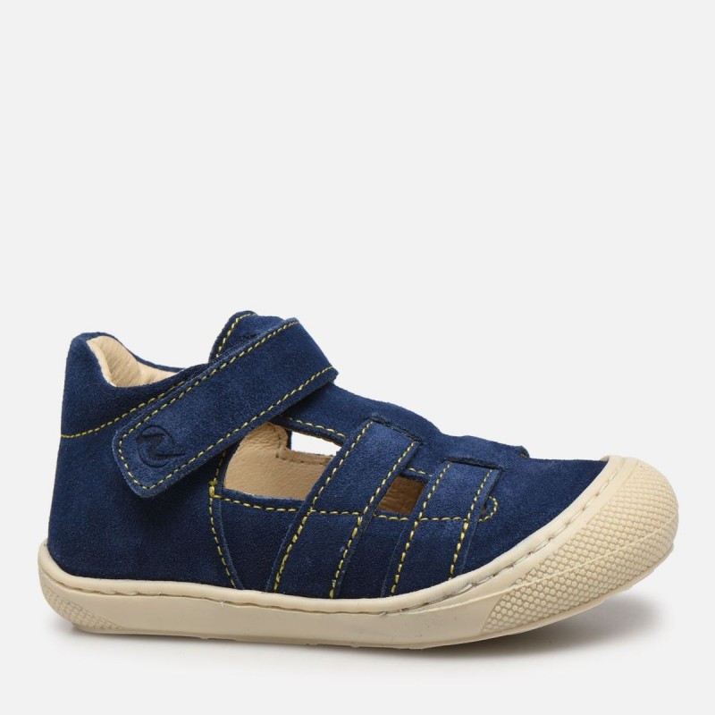 Naturino Naturino Cocoon Supersouple Bede sandales Suede bleu
