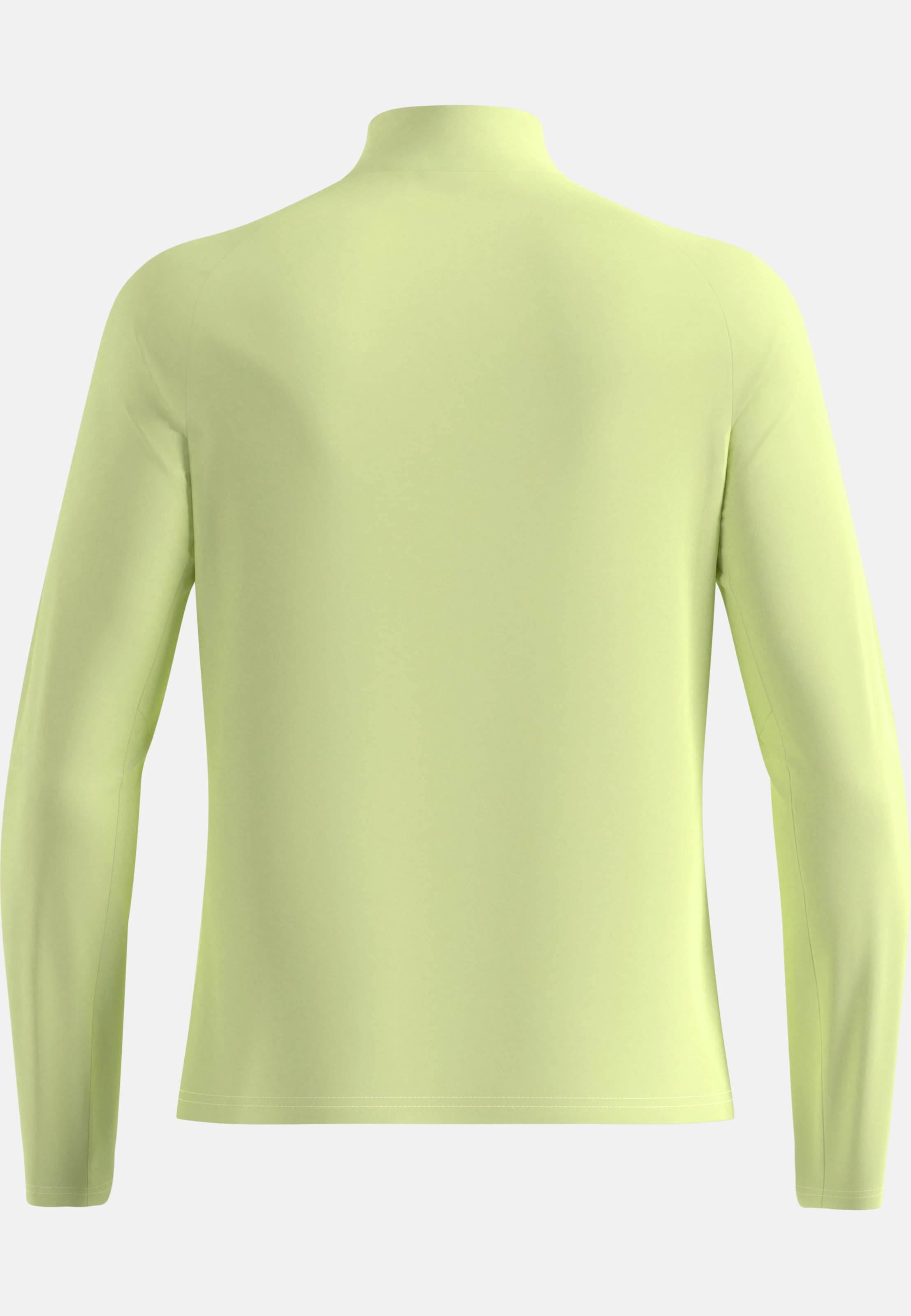 Essentials Light Mid Layer mit Halbreissverschluss in shadow lime