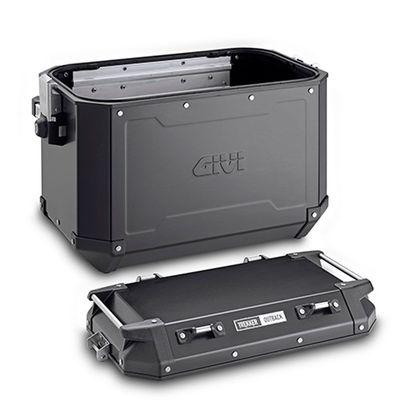 Valise Givi Trekker Outback Monokey Cam Side Black Line 37 L Universel - Noir